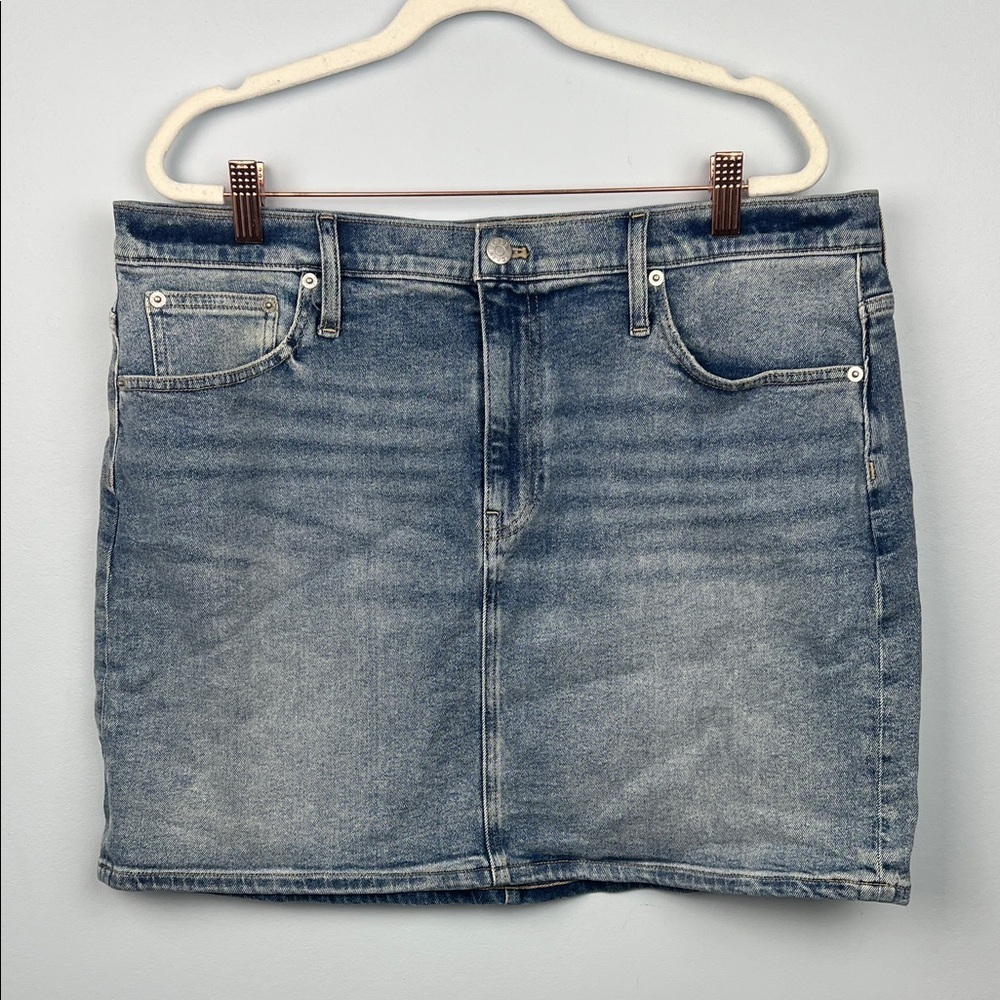 J Crew Factory size 14 women’s short denim jean skirt New